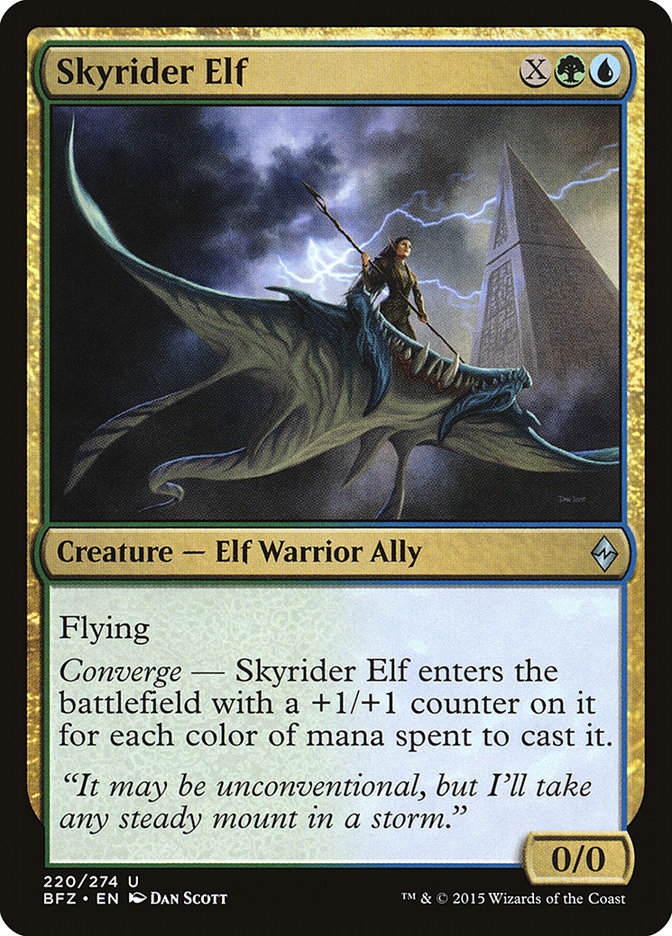 Skyrider Elf [Battle for Zendikar] | GameZilla