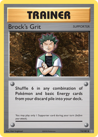 Brock's Grit (74/108) [XY: Evolutions]