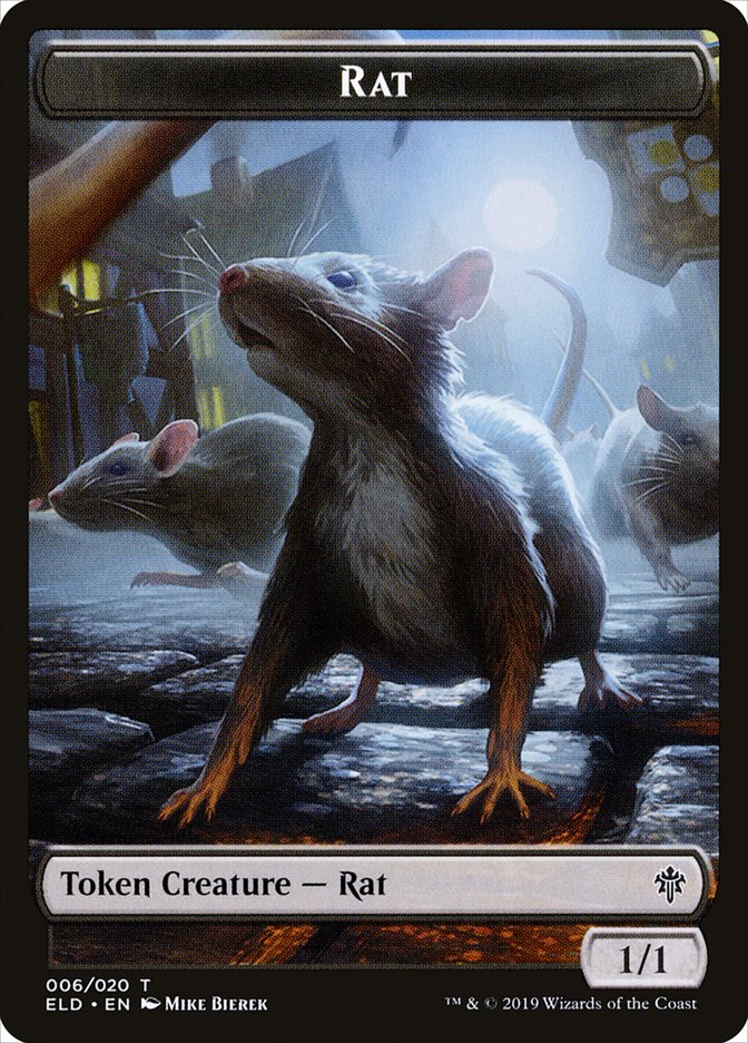 Rat [Throne of Eldraine Tokens] | GameZilla
