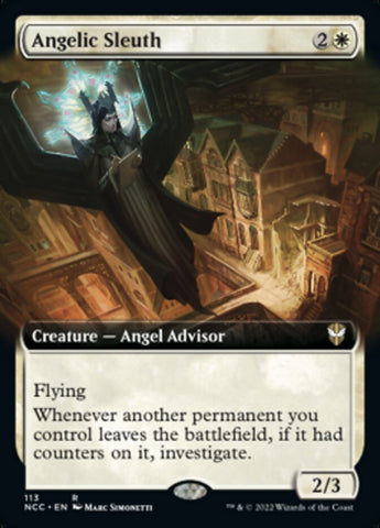 Angelic Sleuth (Extended Art) [Streets of New Capenna Commander]