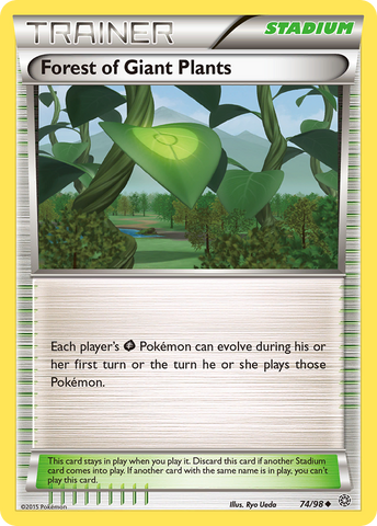 Forest of Giant Plants (74/98) [XY: Ancient Origins]