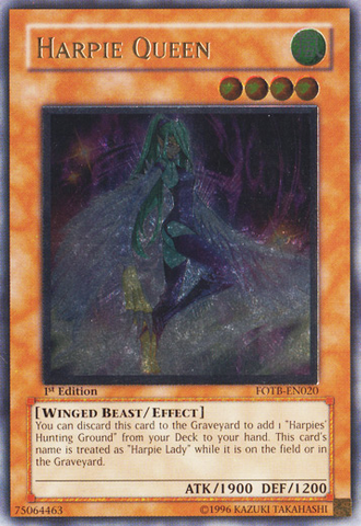 Harpie Queen (UTR) [FOTB-EN020] Ultimate Rare
