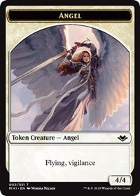 Angel (002) // Elemental (008) Double-sided Token [Modern Horizons]