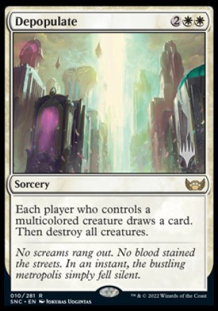 Depopulate (Promo Pack) [Streets of New Capenna Promos]