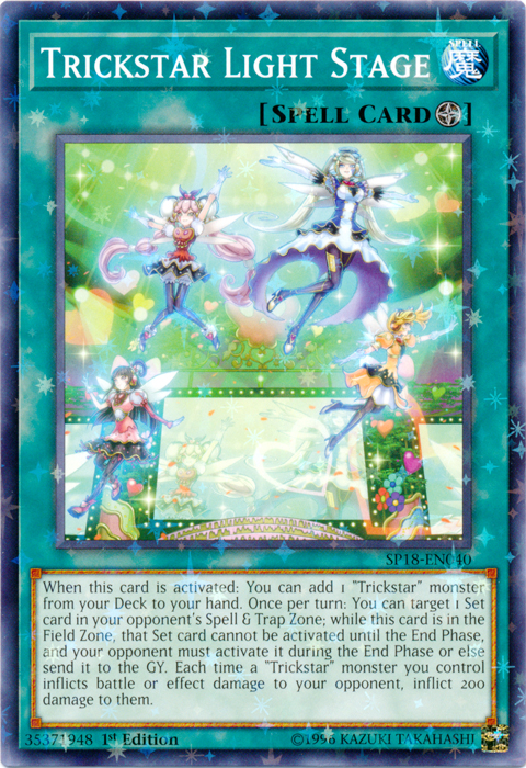 Trickstar Light Stage (Starfoil) [SP18-EN040] Starfoil Rare