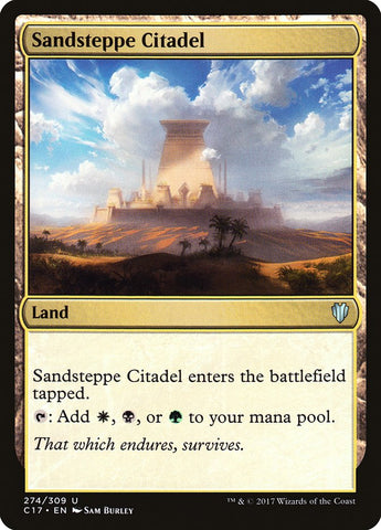 Sandsteppe Citadel [Commander 2017]