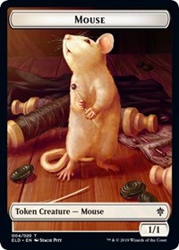Mouse // Food (17) Double-sided Token [Throne of Eldraine] | GameZilla