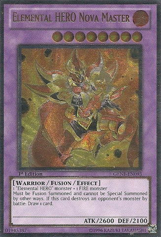 Elemental HERO Nova Master (UTR) [GENF-EN093] Ultimate Rare
