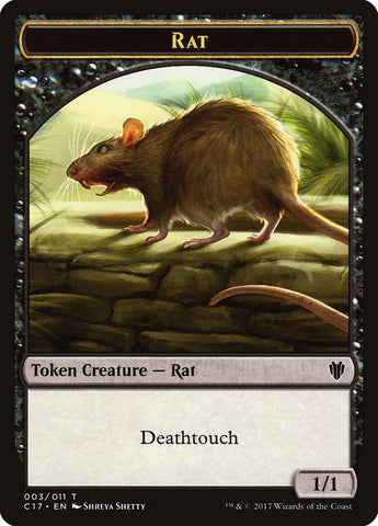 Rat Token [Commander 2017 Tokens]