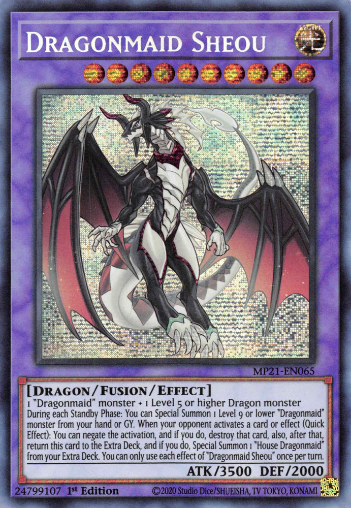 Dragonmaid Sheou [MP21-EN065] Prismatic Secret Rare