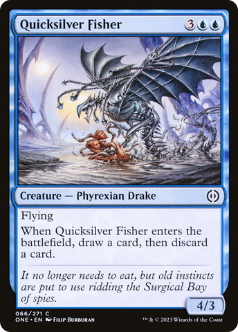 Quicksilver Fisher [Phyrexia: All Will Be One]