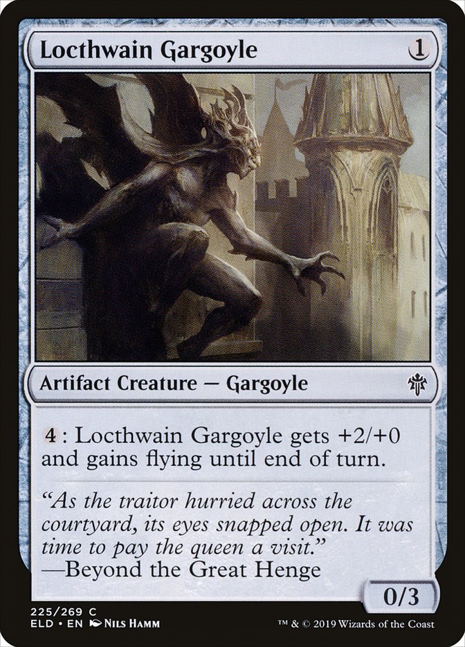 Locthwain Gargoyle [Throne of Eldraine] | GameZilla
