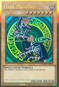Dark Magician [MAGO-EN002] Premium Gold Rare