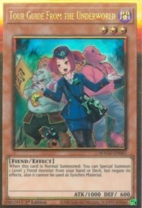 Tour Guide From the Underworld (Alternate Art) [MAGO-EN007] Premium Gold Rare