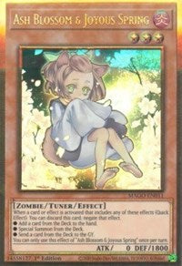Ash Blossom & Joyous Spring (Alternate Art) [MAGO-EN011] Premium Gold Rare