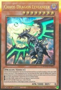 Chaos Dragon Levianeer (Alternate Art) [MAGO-EN017] Premium Gold Rare