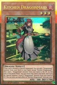 Kitchen Dragonmaid [MAGO-EN022] Premium Gold Rare