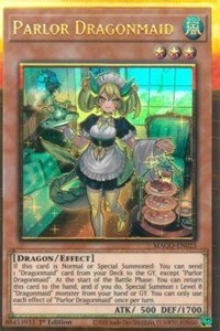 Parlor Dragonmaid [MAGO-EN023] Premium Gold Rare