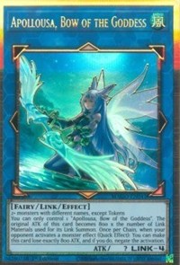 Apollousa, Bow of the Goddess (Alternate Art) [MAGO-EN041] Premium Gold Rare