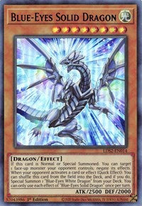 Blue-Eyes Solid Dragon (Blue) [LDS2-EN014] Ultra Rare