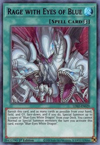 Rage with Eyes of Blue (Blue) [LDS2-EN029] Ultra Rare