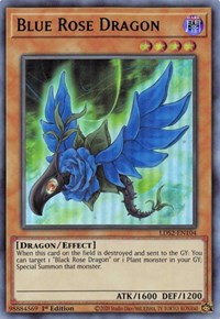 Blue Rose Dragon (Blue) [LDS2-EN104] Ultra Rare