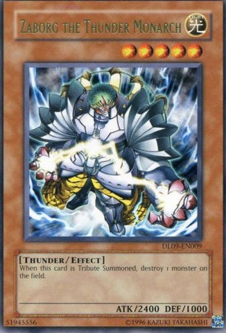 Zaborg the Thunder Monarch (Green) [DL09-EN009] Rare