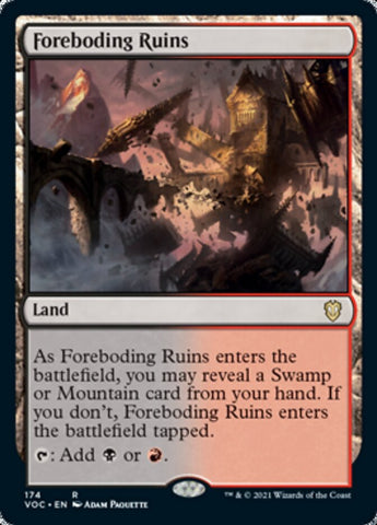 Foreboding Ruins [Innistrad: Crimson Vow Commander]