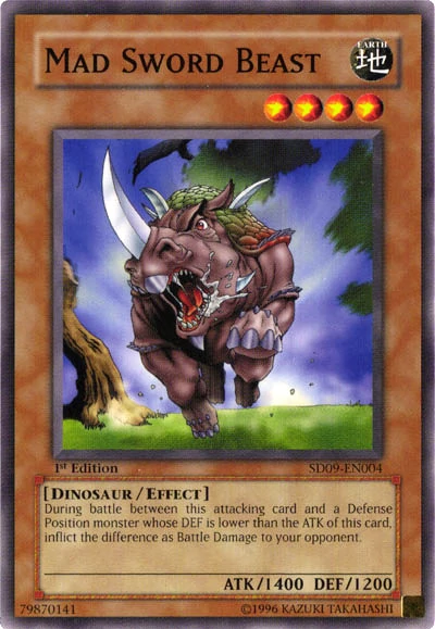 Mad Sword Beast [SD09-EN004] Common