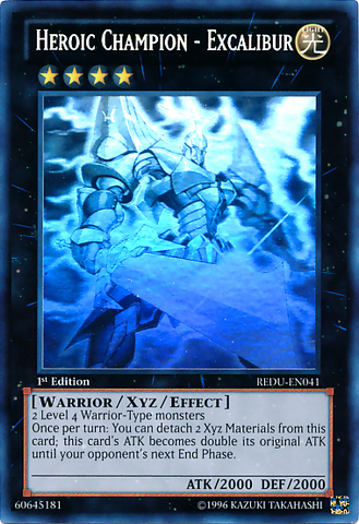 Heroic Champion - Excalibur [REDU-EN041] Ghost Rare