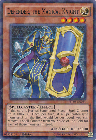 Defender, The Magical Knight (Shatterfoil) [BP03-EN054] Common