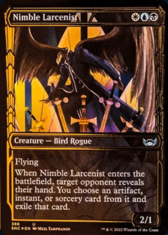 Nimble Larcenist (Showcase Golden Age Gilded Foil) [Streets of New Capenna]