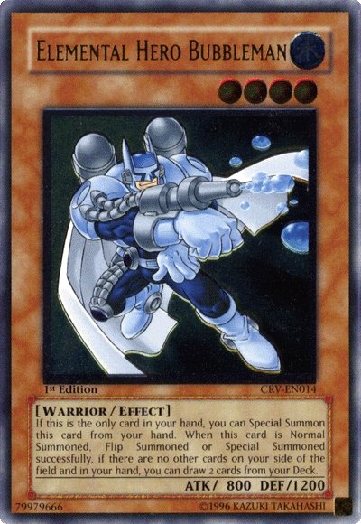 Elemental Hero Bubbleman (UTR) [CRV-EN014] Ultimate Rare