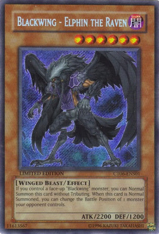 Blackwing - Elphin the Raven [CT06-ENS01] Secret Rare