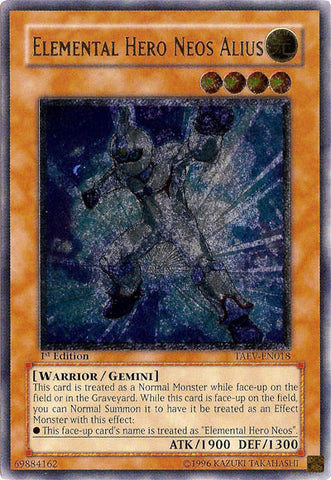 Elemental Hero Neos Alius (UTR) [TAEV-EN018] Ultimate Rare