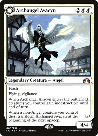 Archangel Avacyn // Avacyn, the Purifier [Shadows over Innistrad Promos]