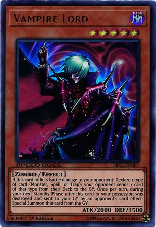 Vampire Lord [SBSC-EN007] Ultra Rare