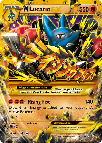 M Lucario EX (113/111) [XY: Furious Fists]