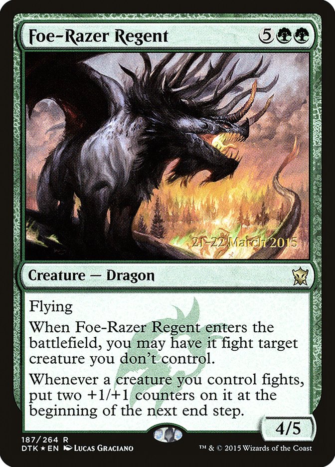 Foe-Razer Regent [Dragons of Tarkir Promos] | GameZilla