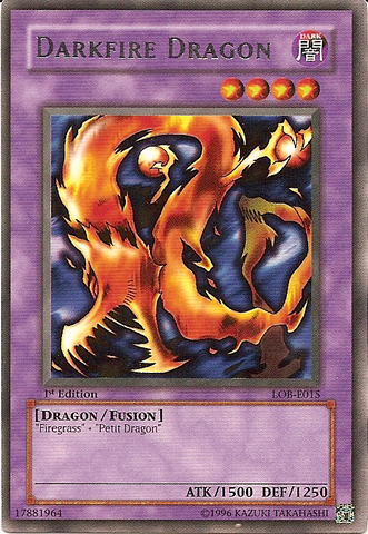 Darkfire Dragon [LOB-E015] Rare