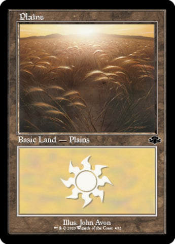 Plains (402) (Retro) [Dominaria Remastered]