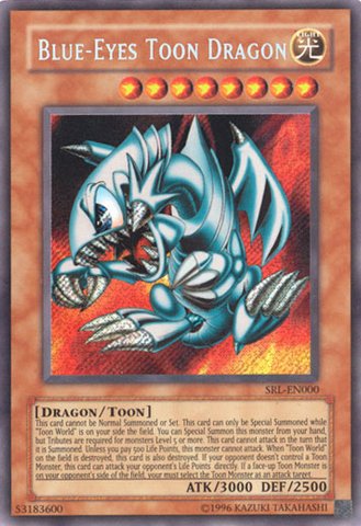 Blue-Eyes Toon Dragon [SRL-EN000] Secret Rare