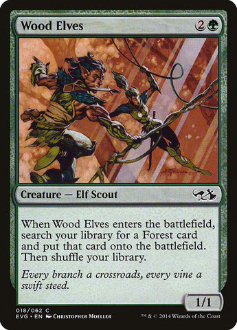 Wood Elves (Elves vs. Goblins) [Duel Decks Anthology]