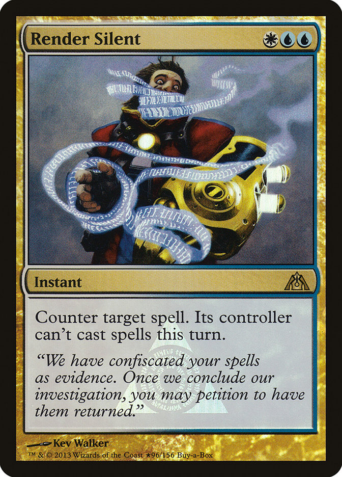 Render Silent (Buy-A-Box) [Dragon's Maze Promos] | GameZilla