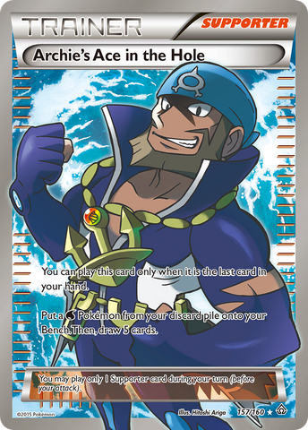 Archie's Ace in the Hole (157/160) [XY: Primal Clash]