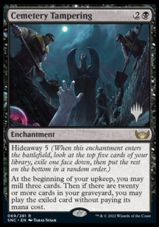 Cemetery Tampering (Promo Pack) [Streets of New Capenna Promos]