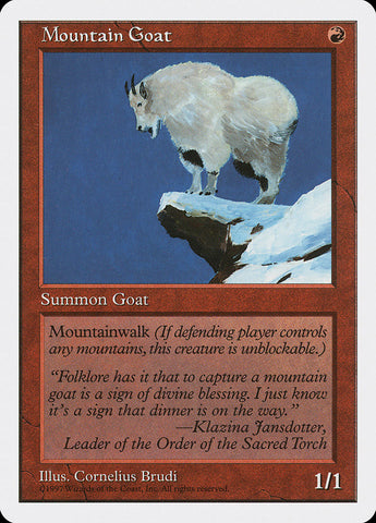 Mountain Goat [Fifth Edition]