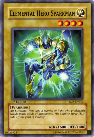 Elemental Hero Sparkman [YSD-EN010] Common