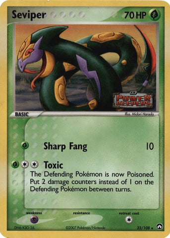 Seviper (23/108) (Stamped) [EX: Power Keepers]