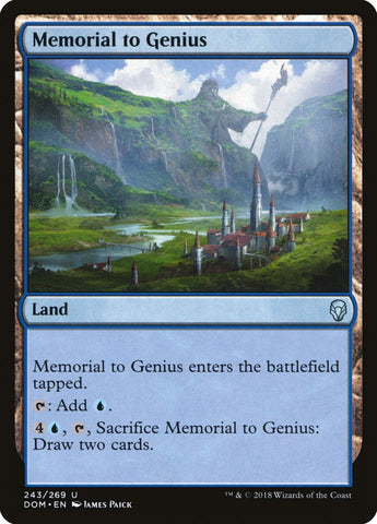Memorial to Genius [Dominaria]